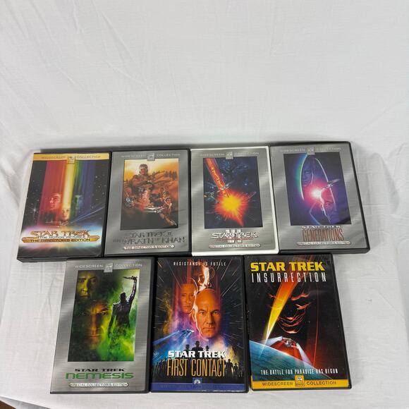 Star Trek Special Collector's Editions DVD Lot of 7 Wrath of Khan Nemesis - Picture 2 of 12